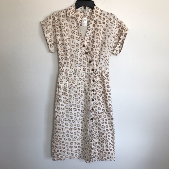 JOIE Coady Linen Dress In “Porcelain” Size XS - Picture 5 of 8